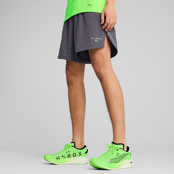 PUMA x HYROX ULTRAWEAVE Men's 6" Training Shorts, Galactic Gray, extralarge-IND